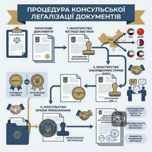 Консульська легалізація документів для використання за кордоном та в Україні юридична допомога ЮРКОНСАЛТ