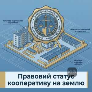 Земельна ділянка ЖБК та ГБК як власність юридичної особи за законом про кооперацію