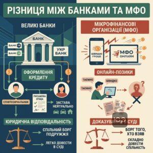 Поділ кредитів у банках та мікрофінансових організаціях