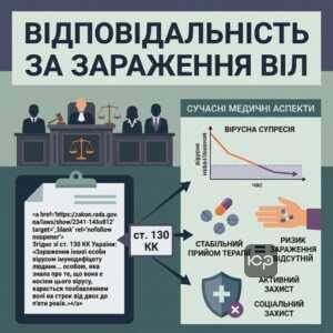 Кримінальна відповідальність за статтею 130 ККУ та соціальний захист ВІЛ СНІД