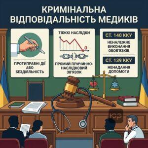 Кримінальна відповідальність медичних працівників за медичну помилку