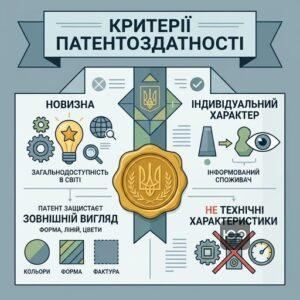Умови патентоздатності та патент на промисловий зразок в Україні