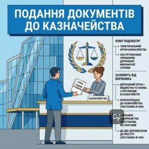 Подача документов в Казначейство для исполнения судебных решений против государства