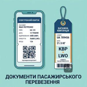 Авіаквиток та багажна квитанція як юридичне підтвердження договору перевезення пасажира