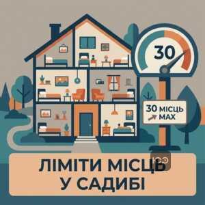 ліміти ліжко місць для зеленого туризму в Україні