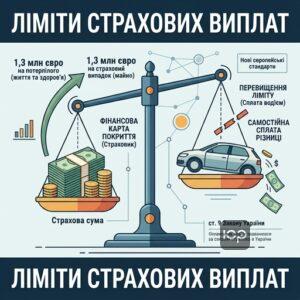Нові ліміти страхових виплат за автоцивілкою в Україні
