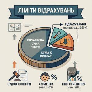 Максимальний розмір утримань з пенсії