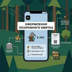 Як отримати лісорубний квиток через Дію та електронні системи лісокористування