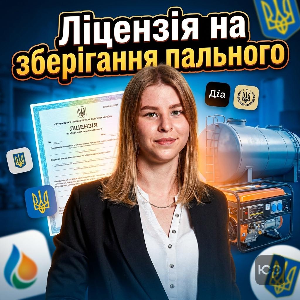 Ліцензія на зберігання пального для власних потреб 2026