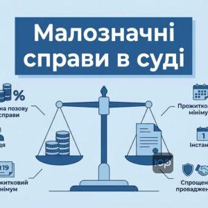 Малозначні справи в цивільному процесі України