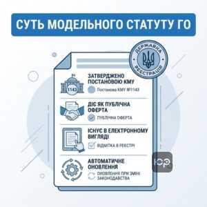 реєстрація ГО на модельному статуті та цифрові рішення для громадського сектору
