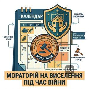 Мораторій на виселення з іпотечного майна під час воєнного стану в Україні