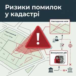 наслідки помилок у кадастрових документах на землю