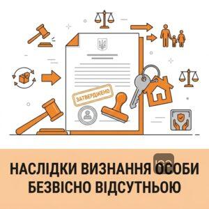 Правовые последствия признания лица безвестно отсутствующим и установления опеки над имуществом