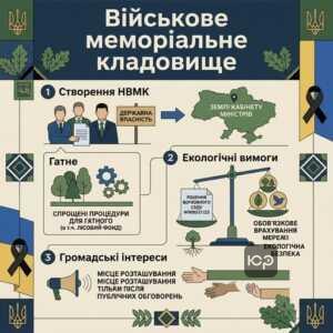 Правові аспекти створення Національного військового меморіального кладовища.