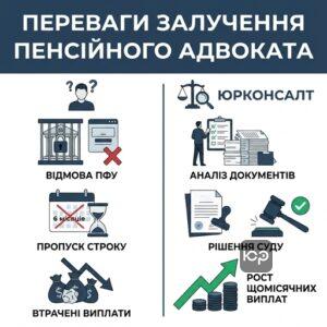 Пенсійний адвокат в Запоріжжі допомагає оскаржити рішення ПФУ в суді та збільшити пенсію