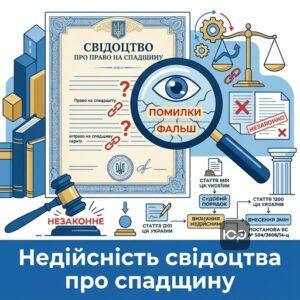 Процедура визнання недійсним свідоцтва про право на спадщину в судовому порядку за статтею 1301 ЦК України
