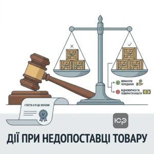 Алгоритм дій покупця при недопоставці або надлишку товару за статтею 670 ЦК України