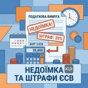 Недоїмка з ЄСВ та штрафні санкції податкової служби