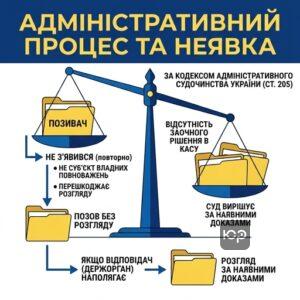 Наслідки неявки в судове засідання за Кодексом адміністративного судочинства України