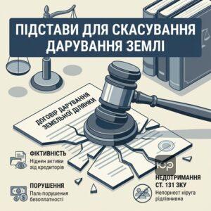 визнання недійсним договору дарування земельної ділянки в суді