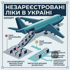 Особливості ввезення незареєстрованих лікарських засобів в Україну