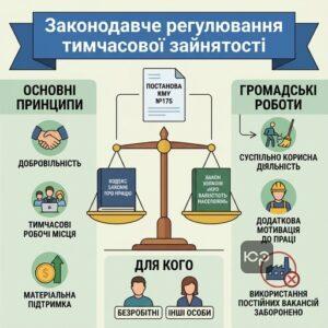 Нормативная база общественных работ для безработных в Украине