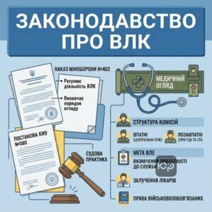 Нормативна база проходження ВЛК під час мобілізації в Україні