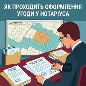 Нотаріальне оформлення договору купівлі-продажу землі та перевірка документів покупця