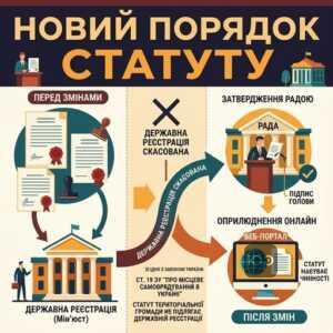 Пояснення порядку набуття чинності статуту після скасування реєстрації статуту