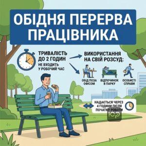Правила предоставления обеденного перерыва по КЗоТ: продолжительность и условия использования.