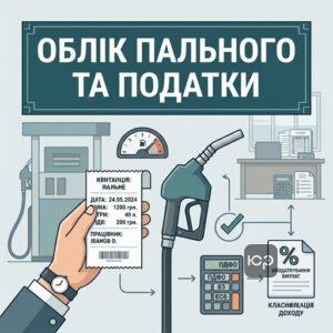 списання пального на власне авто працівника податки
