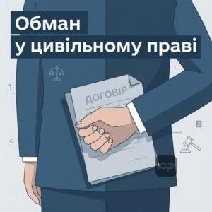 Визнання правочину недійсним під впливом обману та його ключові ознаки в цивільному праві.