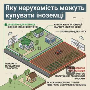 Обмеження для іноземців на купівлю землі в Україні
