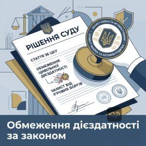 Юридична процедура обмеження цивільної дієздатності для захисту сімейного майна від ігрових боргів.