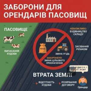 Обмеження використання земель для випасу худоби