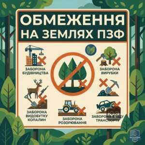 Обмеження використання земель ПЗФ та охоронний режим