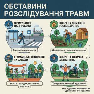 Перелік обставин нещасних випадків що підлягають розслідуванню за формою НТ