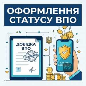 Оформлення статусу ВПО та отримання фінансової допомоги через Дію