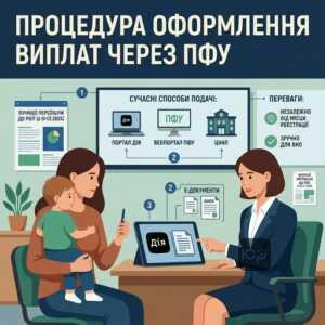 Оформлення допомоги на хвору дитину через Пенсійний фонд 2026
