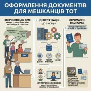 Оформлення паспорта та ID-картки для мешканців окупованих територій України