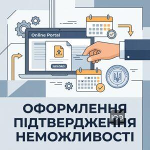 Оформлення заяви про підтвердження неможливості виконання податкових обов'язків