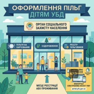 Органи соціального захисту населення для оформлення пільг дітям учасників бойових дій