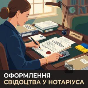 Процес оформлення свідоцтва про придбання майна у нотаріуса після аукціону