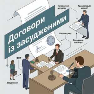 Оформлення трудового договору із засудженим до позбавлення волі та ФОП