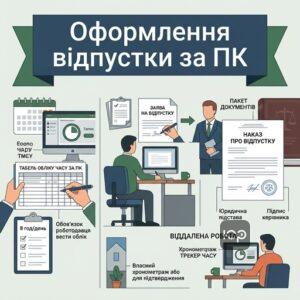 Процедура оформлення додаткової відпустки за роботу з комп'ютером на підприємстві
