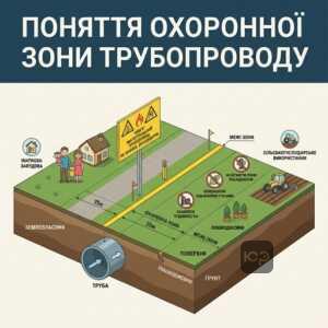 визначення охоронної зони магістрального трубопроводу для землевласників