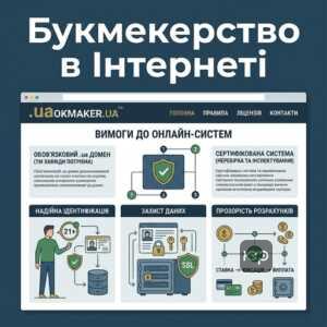 Вимоги до вебсайтів та онлайн-систем букмекерів в Україні в доменній зоні .ua