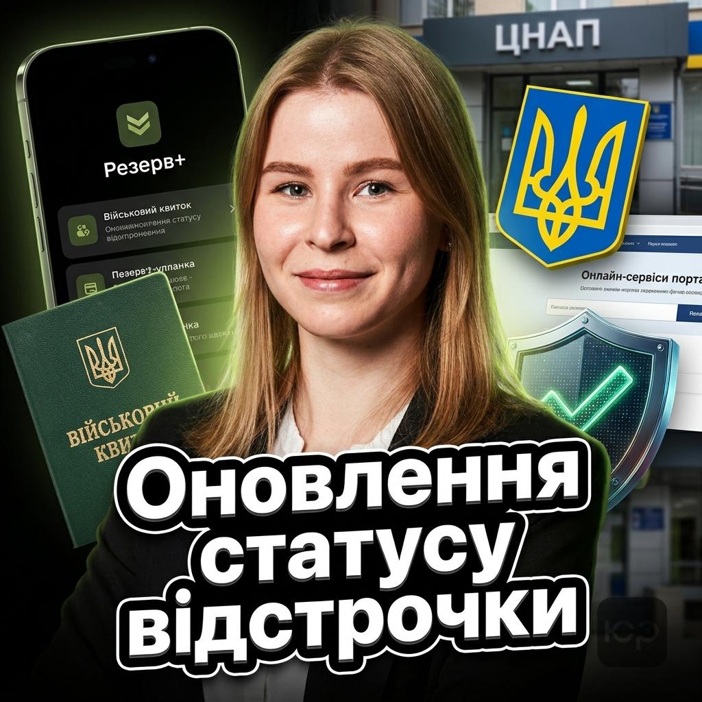 Продовження відстрочки від мобілізації: ЦНАП чи онлайн