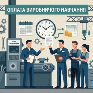 Порядок оплати праці під час виробничого навчання на підприємстві та розрахунок заробітної плати за робочий час